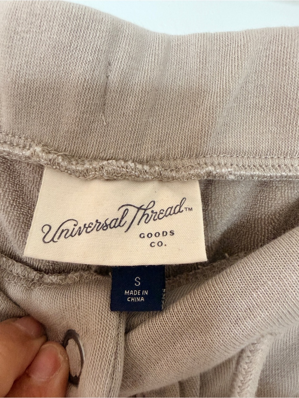 Universal Thread, Neutral Tan Wide-Leg Lounge Pants, Tan, S - Picture 5 of 5